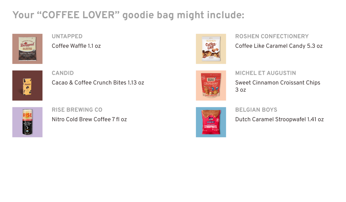 Coffee Lovers Goodie Bag